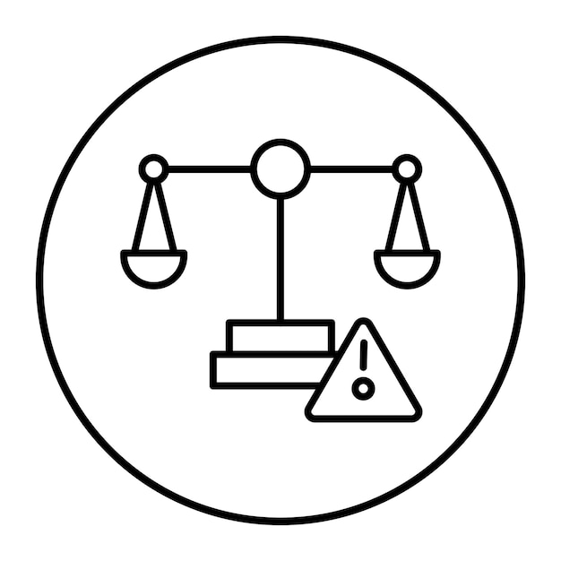 Icono de riesgo legal