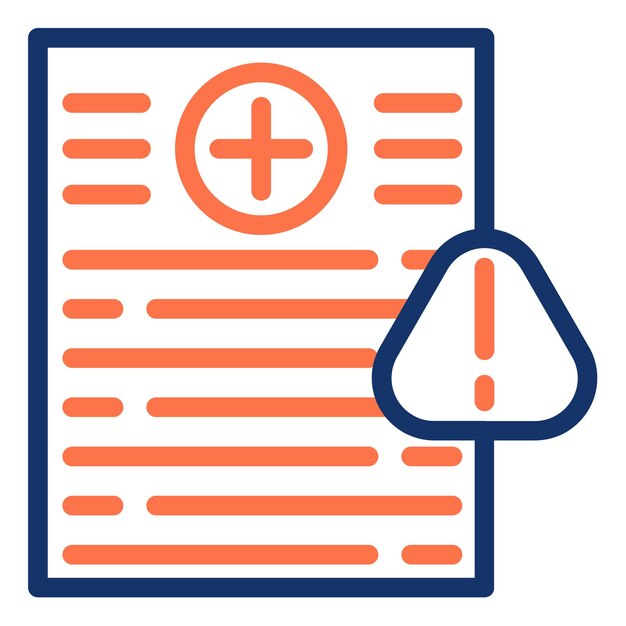 Icono de riesgo para la salud