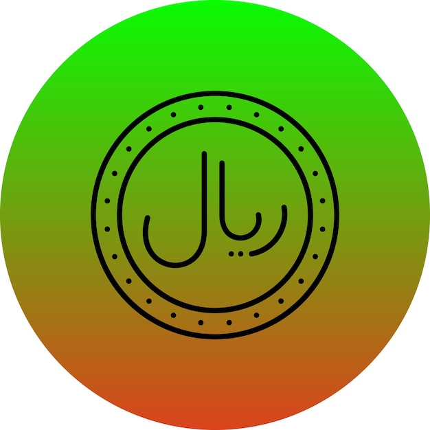 El icono de Riyal