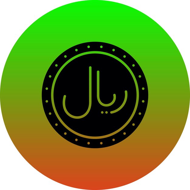 El icono de Riyal