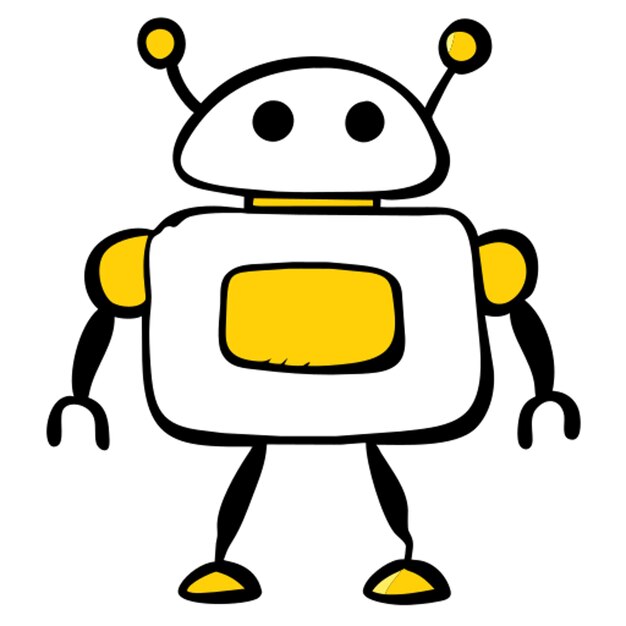 Vector un icono de robot android muy bonito