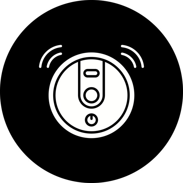 El icono del robot aspirador