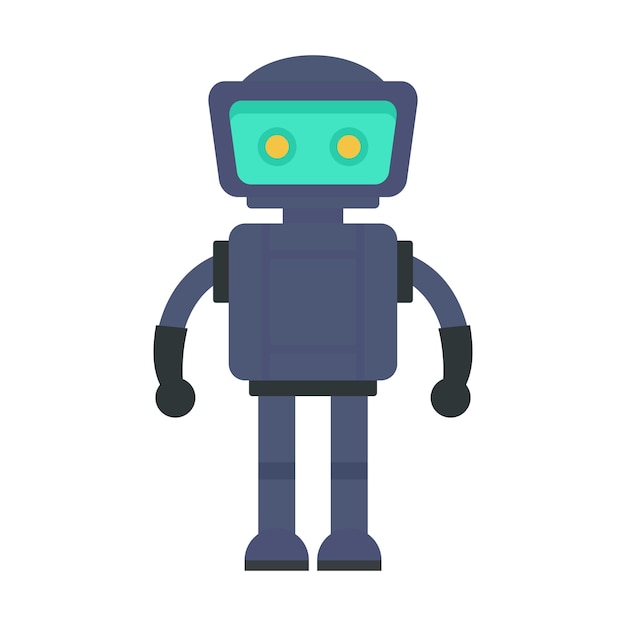 Icono de robot bot Ilustración plana del icono de vector de robot bot para diseño web