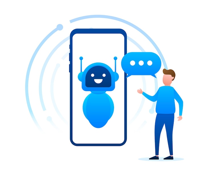 Vector icono de robot. diseño de signo de bot. concepto de símbolo de chatbot. bot de servicio de soporte de voz. bot de soporte en línea. ilustración vectorial.