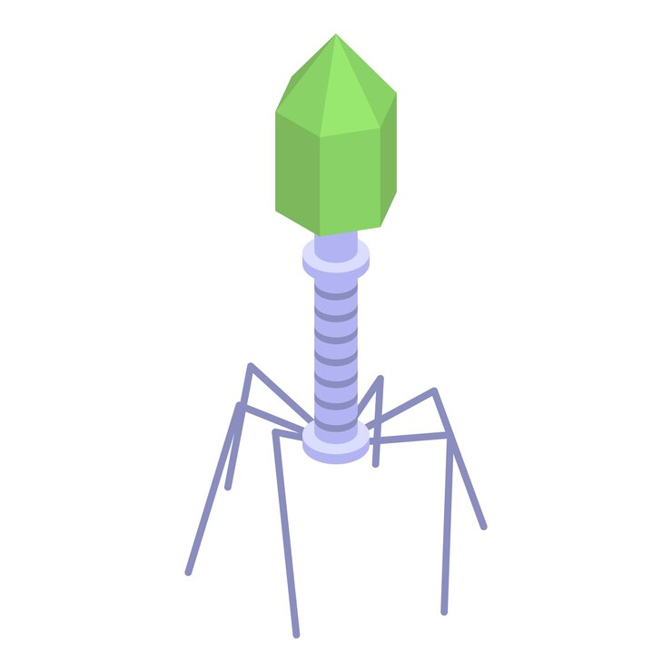 Vector icono de robot de nanotecnología isométrico del icono de vector de robot de nanotecnología para diseño web aislado sobre fondo blanco