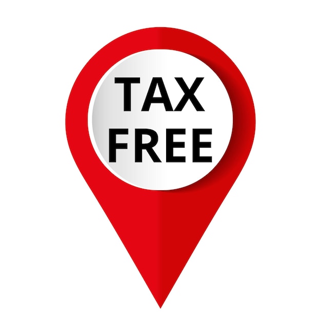 Icono rojo redondo ilustración vectorial libre de impuestos