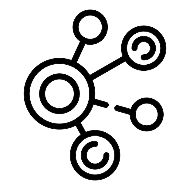 Icono de roles de eventos Icono de vector de roles de eventos de esquema para diseño web aislado sobre fondo blanco