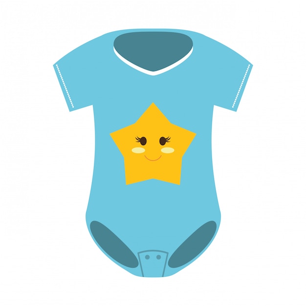 Vector icono de ropa de bebé