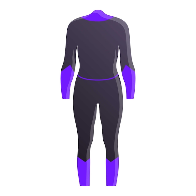 Icono de ropa de buceo Icono vectorial de ropa de snorkel para el diseño web aislado sobre fondo blanco