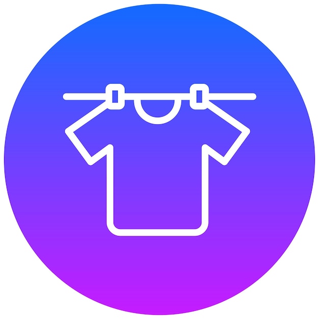 El icono de la ropa colgada
