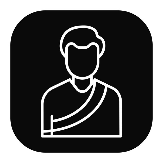 El icono de la ropa de Ihram