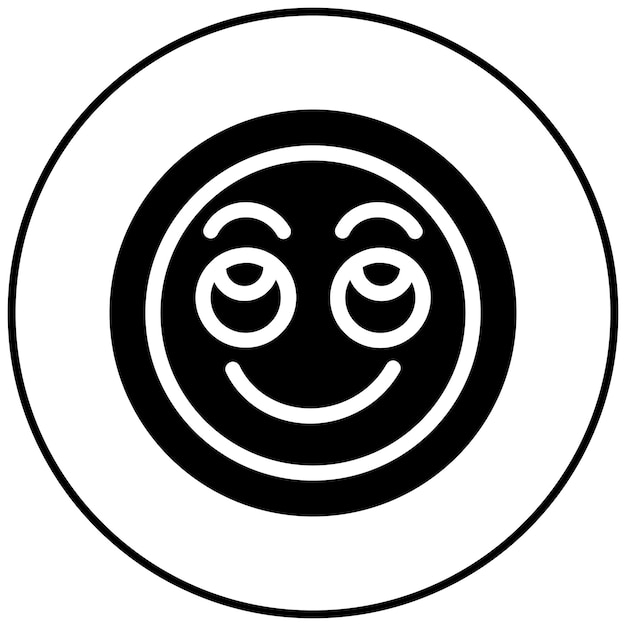 Icono de rostro aliviado