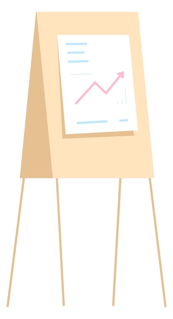 Icono de rotafolio Informe empresarial símbolo infográfico