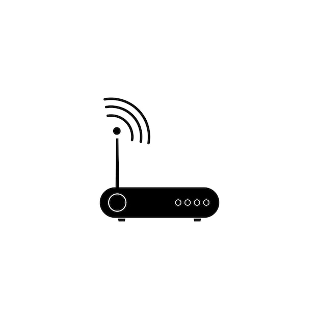 El icono del router Wi-Fi