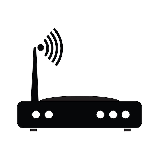 El icono del router Wi-Fi