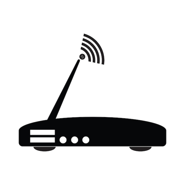 El icono del router Wi-Fi