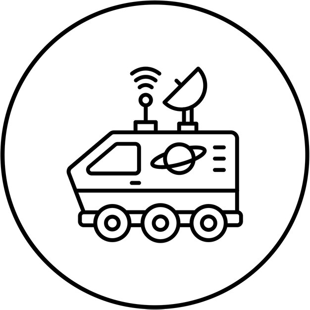 El icono del rover espacial