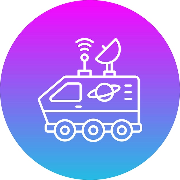 El icono del rover espacial