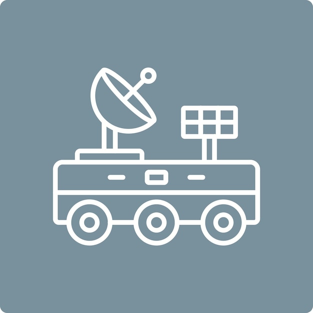 El icono del rover lunar