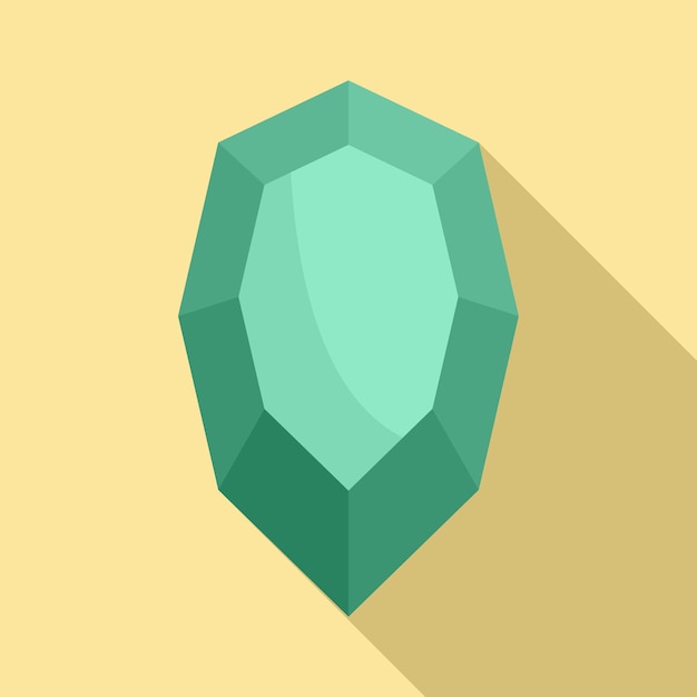 Icono de rubí Ilustración plana del icono de vector de rubí para diseño web