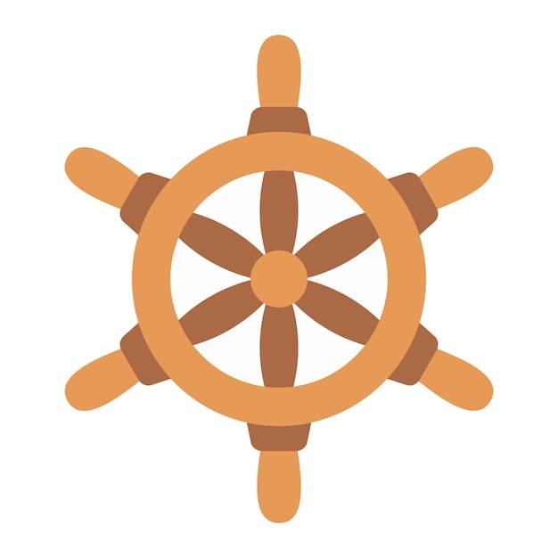 Icono de la rueda del barco