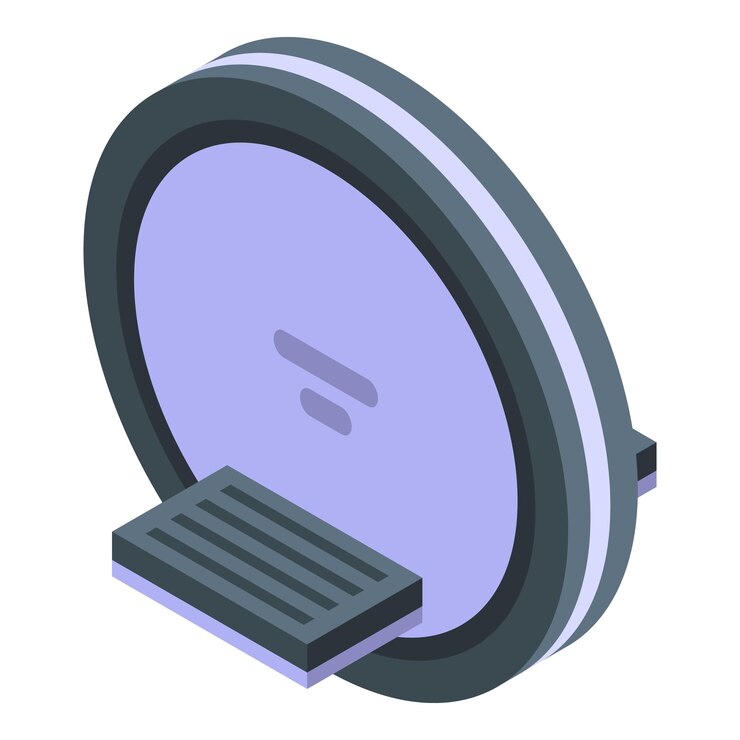 Vector icono de rueda giroscópica isométrica del icono de vector de rueda giroscópica para diseño web aislado sobre fondo blanco
