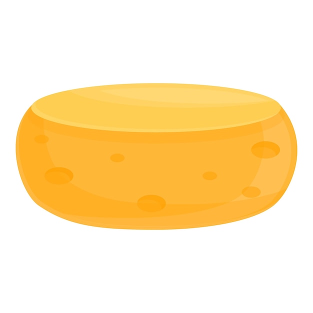 Icono de la rueda del queso Icono vectorial de la Rueda del Queso para el diseño web aislado en fondo blanco