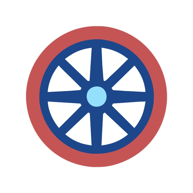 icono de la rueda