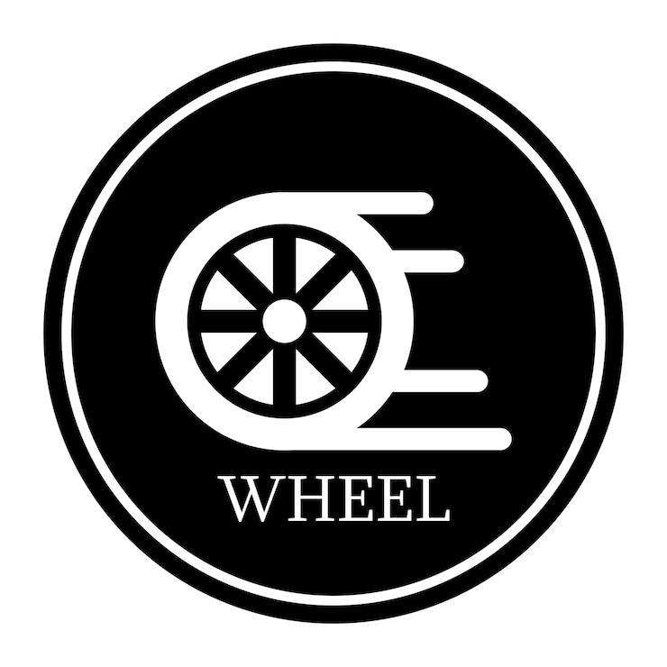 Vector icono de la rueda