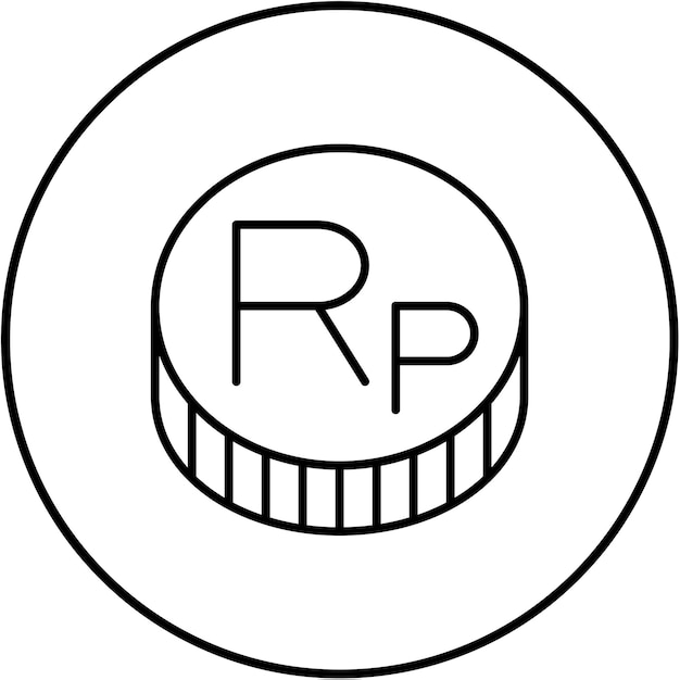 Icono de la rupias indonesias