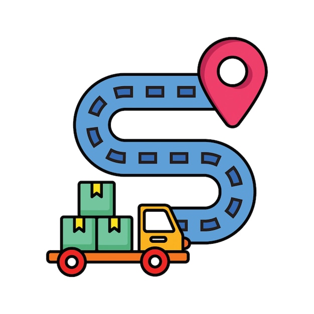 Icono de la ruta de entrega