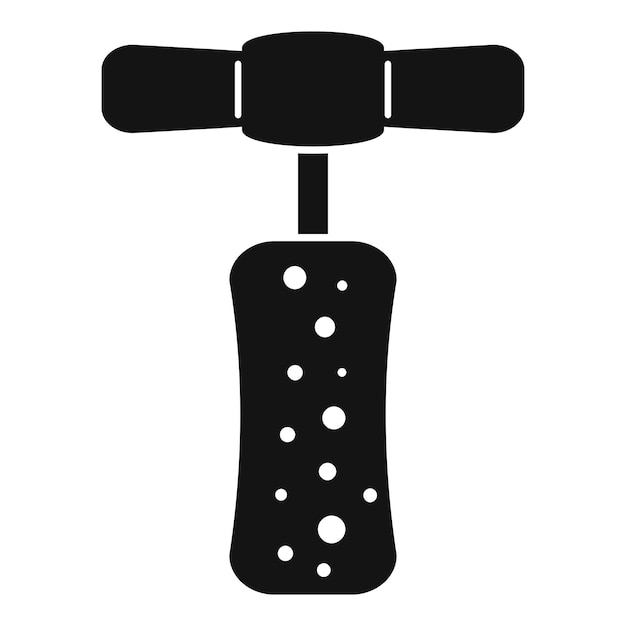 Icono de sacacorchos Ilustración sencilla del ícono vectorial de sacocorchos para el diseño web aislado en fondo blanco