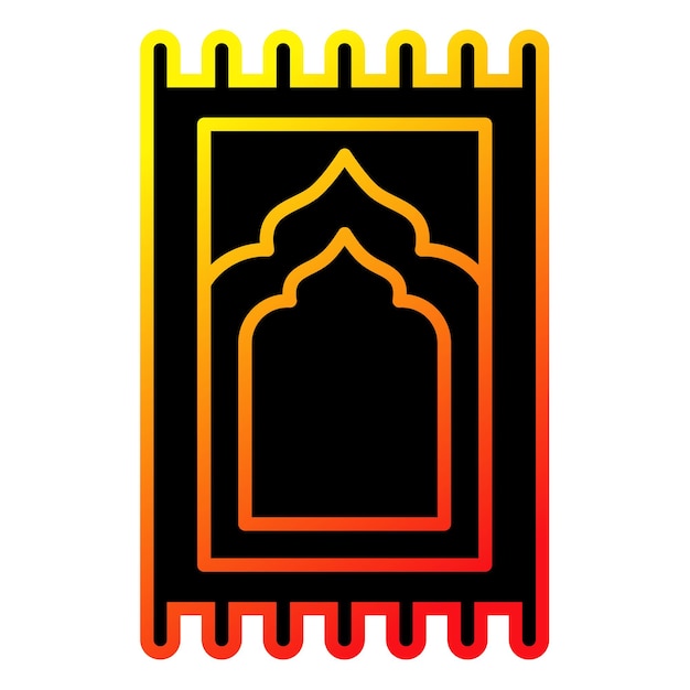 Vector el icono de sajadah