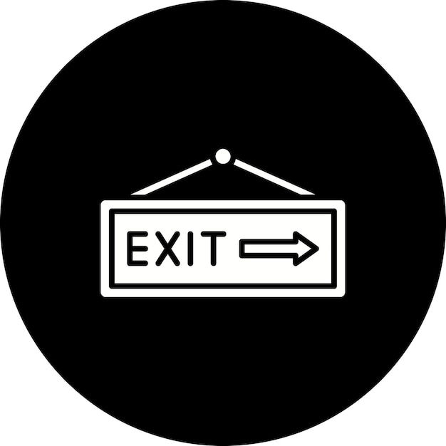 Icono de salida de emergencia