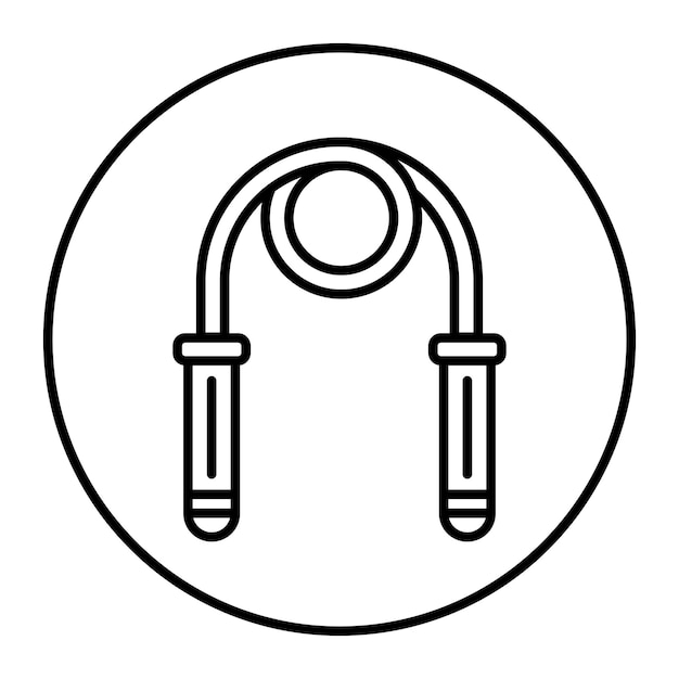 Icono de saltar la cuerda