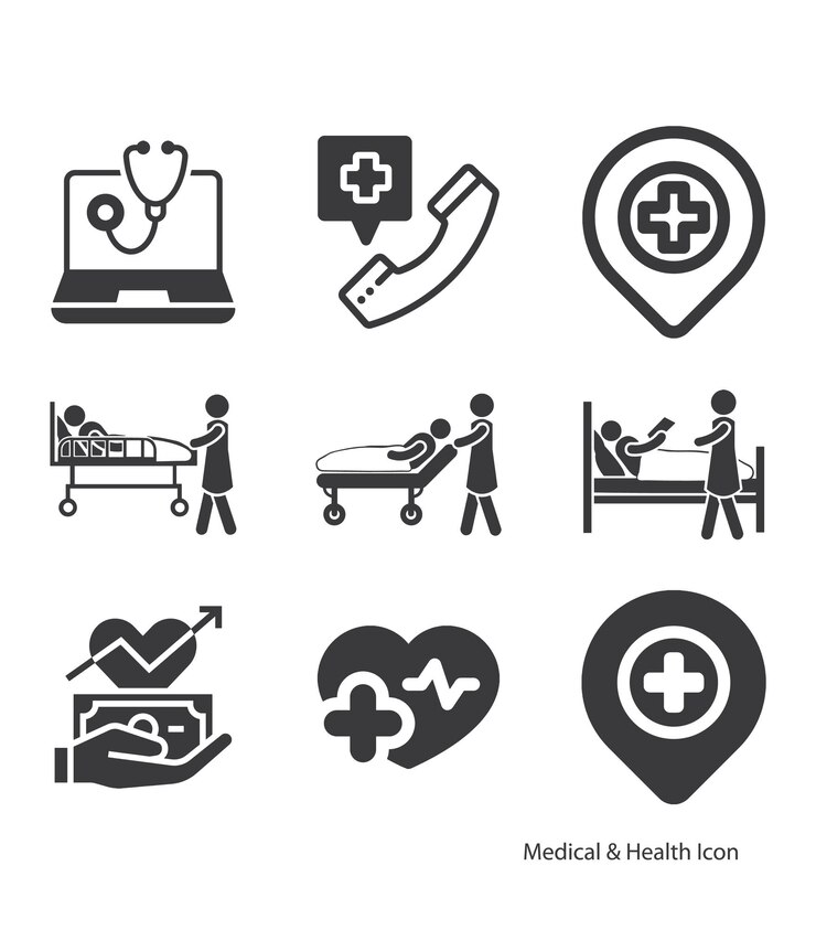 Icono de salud amplificador médico