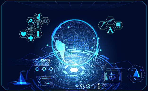 Icono de salud resumen ciencia médica salud