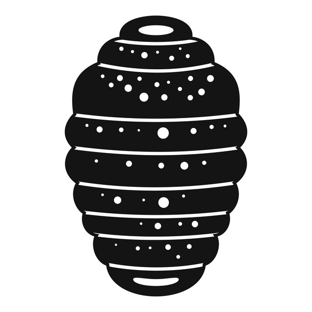 Icono de sanguijuela parásita Ilustración simple del icono de vector de sanguijuela parásita para diseño web aislado sobre fondo blanco