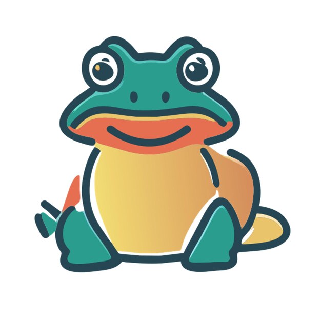 icono de sapo relleno de desplazamiento