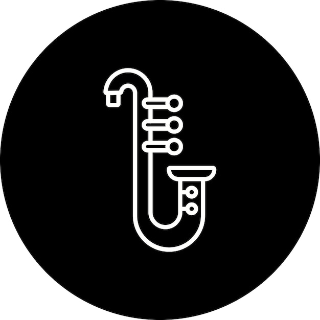 Icono del saxofón
