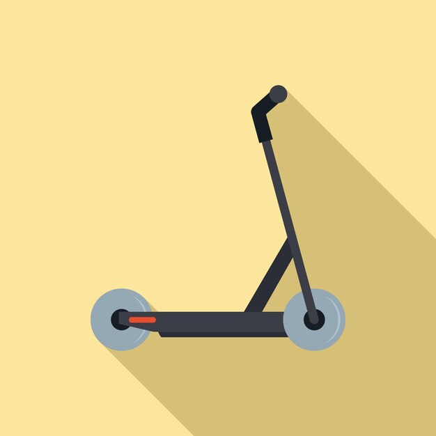 Vector icono de scooter eléctrico moderno ilustración plana del icono de vector de scooter eléctrico moderno para diseño web