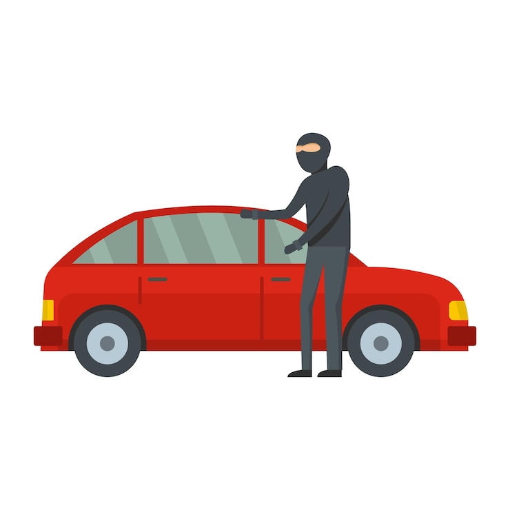 Vector icono de secuestrador ilustración plana del icono de vector de secuestrador para web