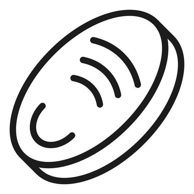 Icono de seguimiento de entrenamiento Contorno icono de vector de seguimiento de entrenamiento para diseño web aislado sobre fondo blanco