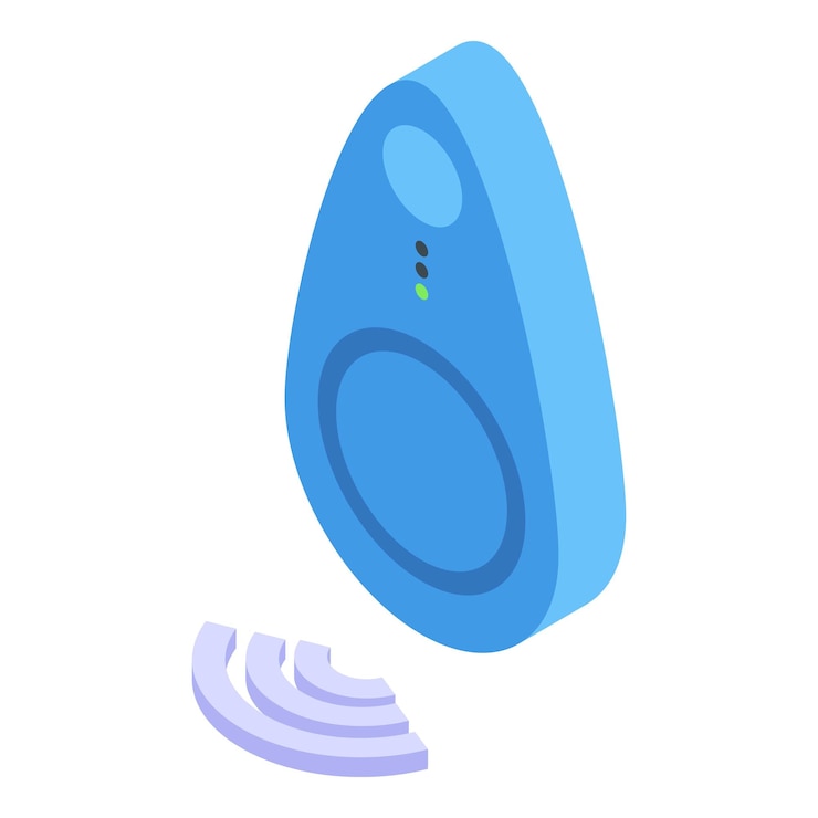 Vector icono de seguimiento vector isométrico dispositivo portátil dispositivo digital inteligente
