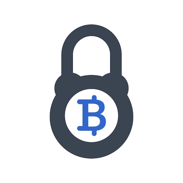 Icono de seguridad de Bitcoin