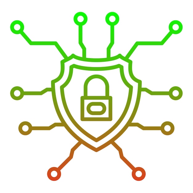 Icono de seguridad cibernética