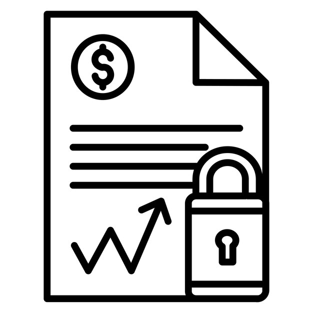 Icono de seguridad del documento