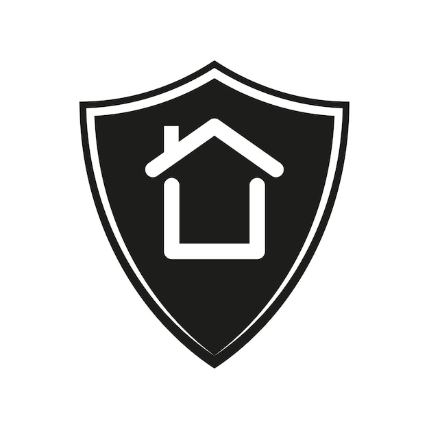 Icono de seguridad del hogar Ilustración vectorial EPS 10