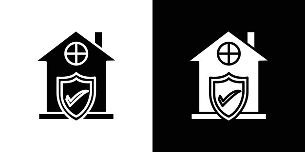 Icono de seguridad del hogar Vector plano aislado en contorno