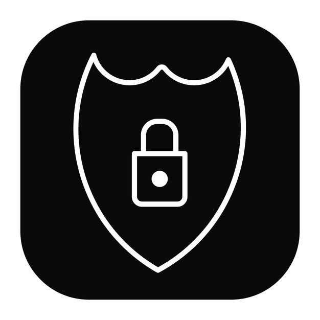 Icono de seguridad del paquete